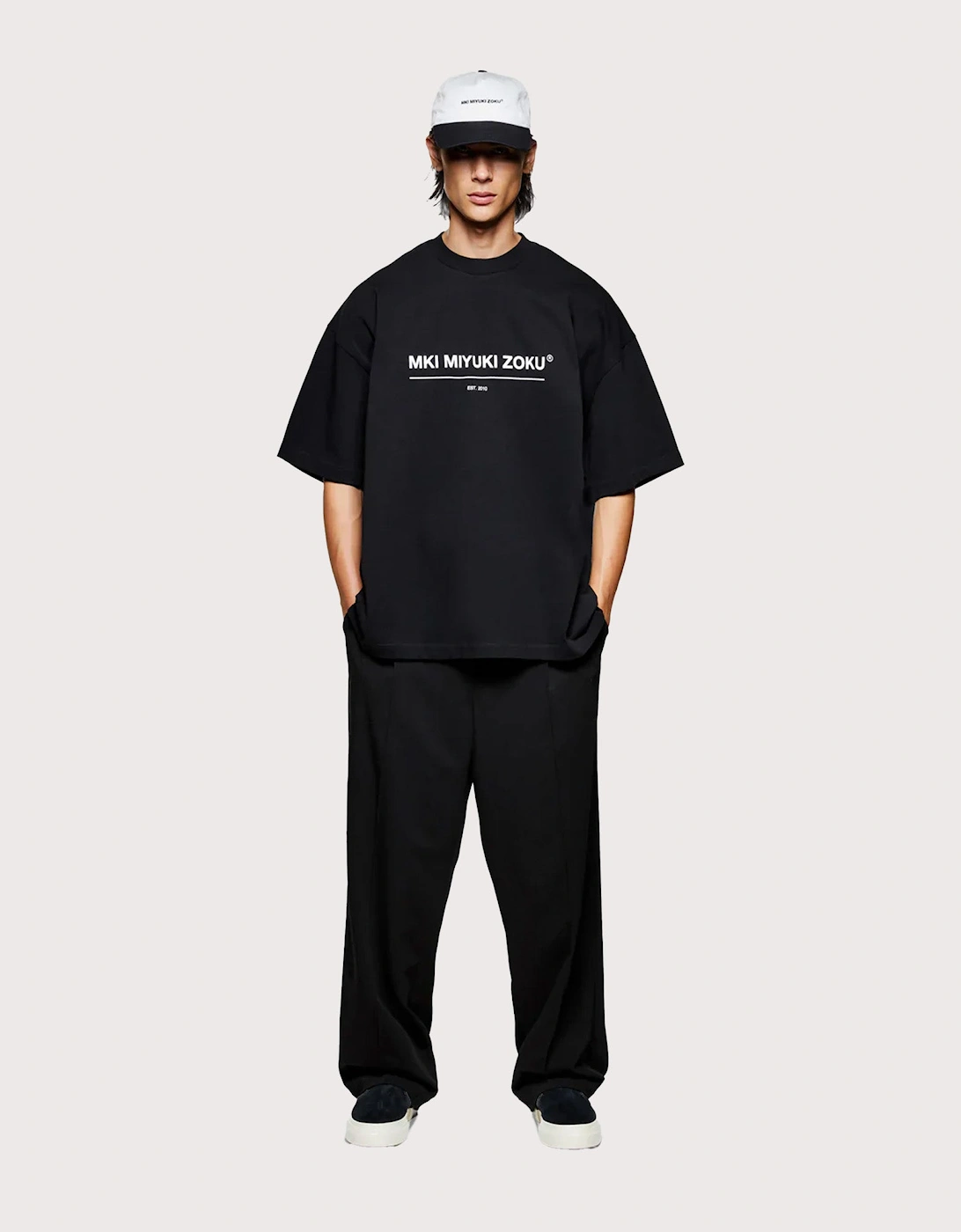 Oversized Linear T-Shirt
