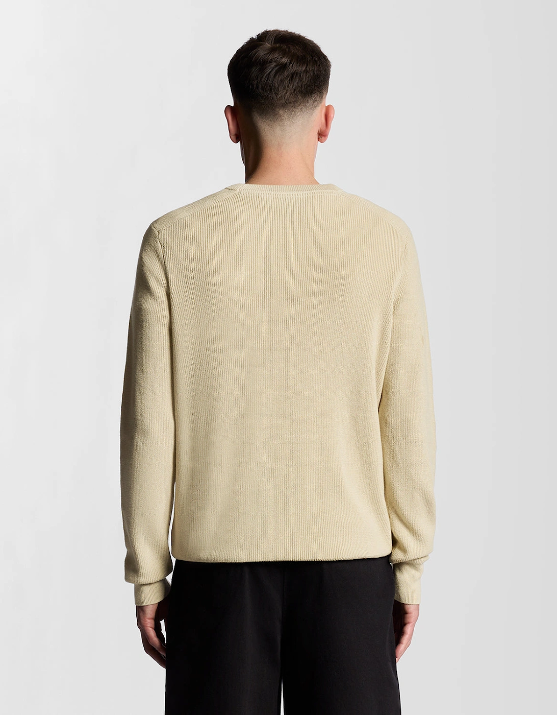 Engineered Rib Crew Neck Jumper