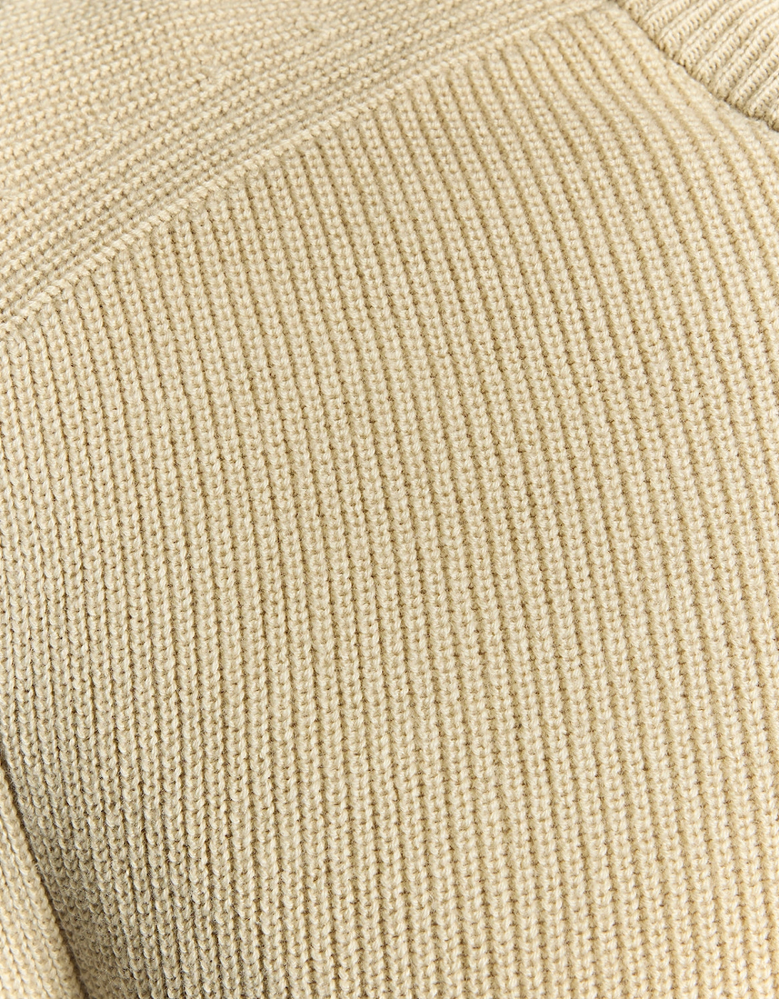 Engineered Rib Crew Neck Jumper