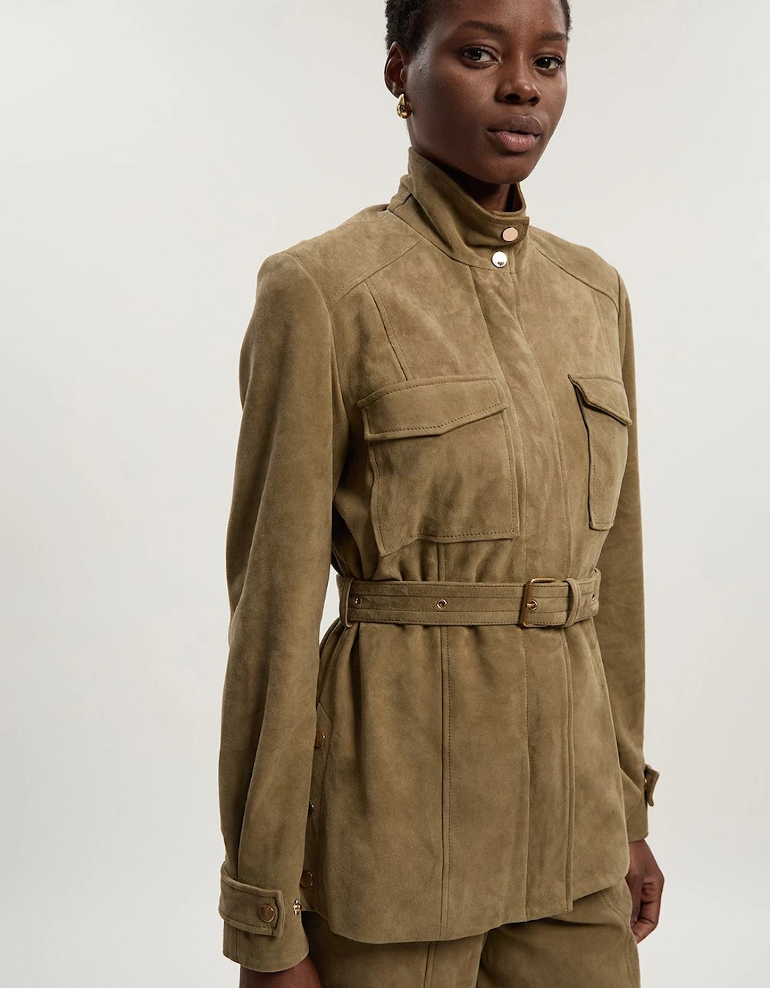 Suede Utility Jacket, 2 of 1