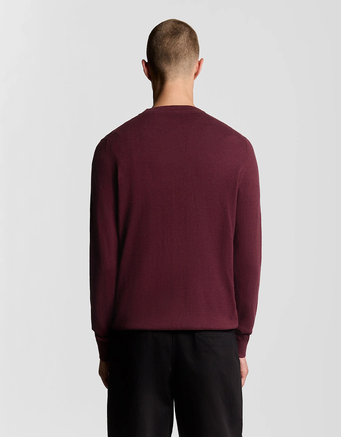 Cotton Merino Crew Neck Jumper