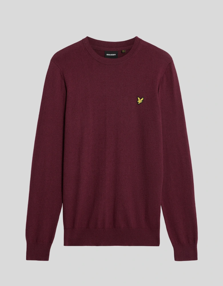 Cotton Merino Crew Neck Jumper