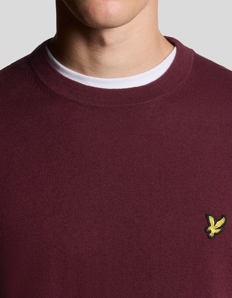 Cotton Merino Crew Neck Jumper