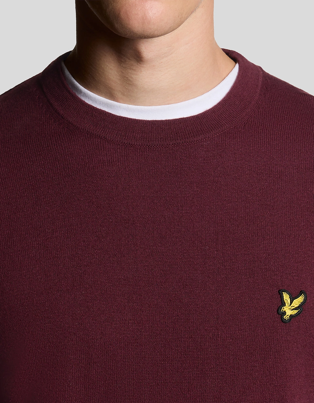 Cotton Merino Crew Neck Jumper