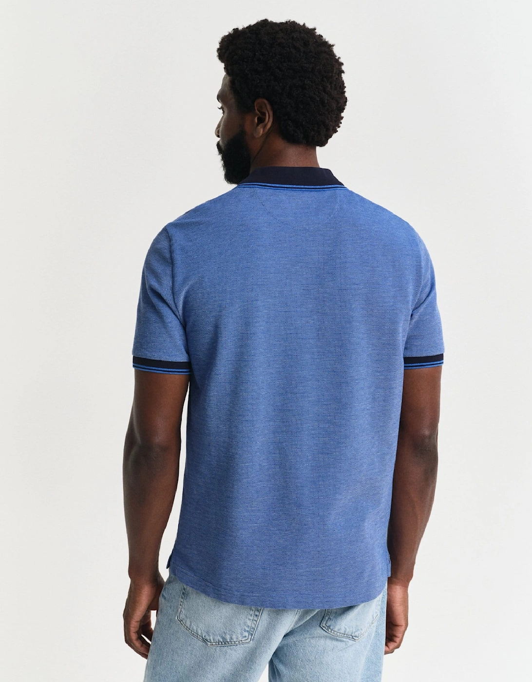 Mens 4 Col Oxford Polo Shirt