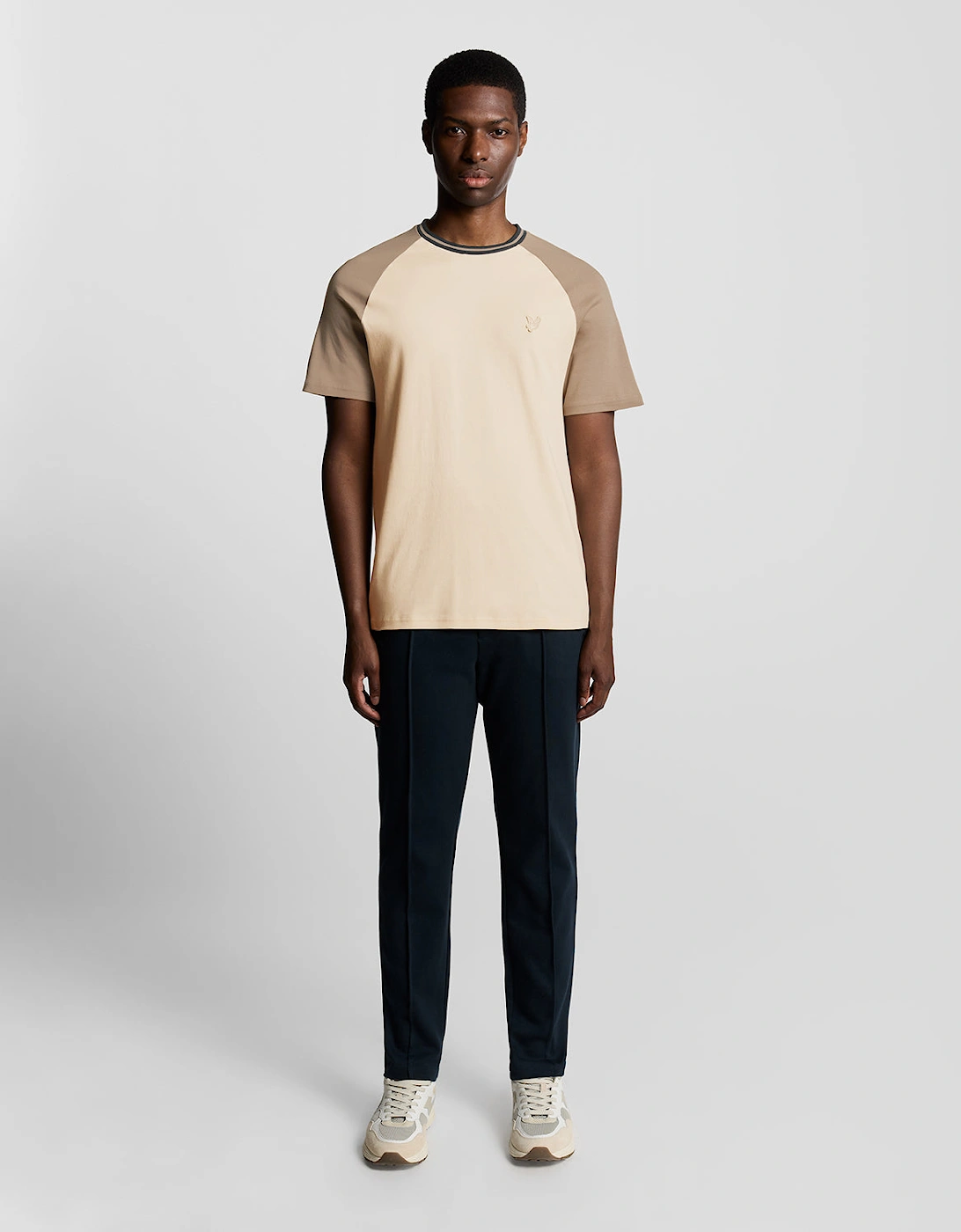 Interlock Contrast Raglan T-shirt