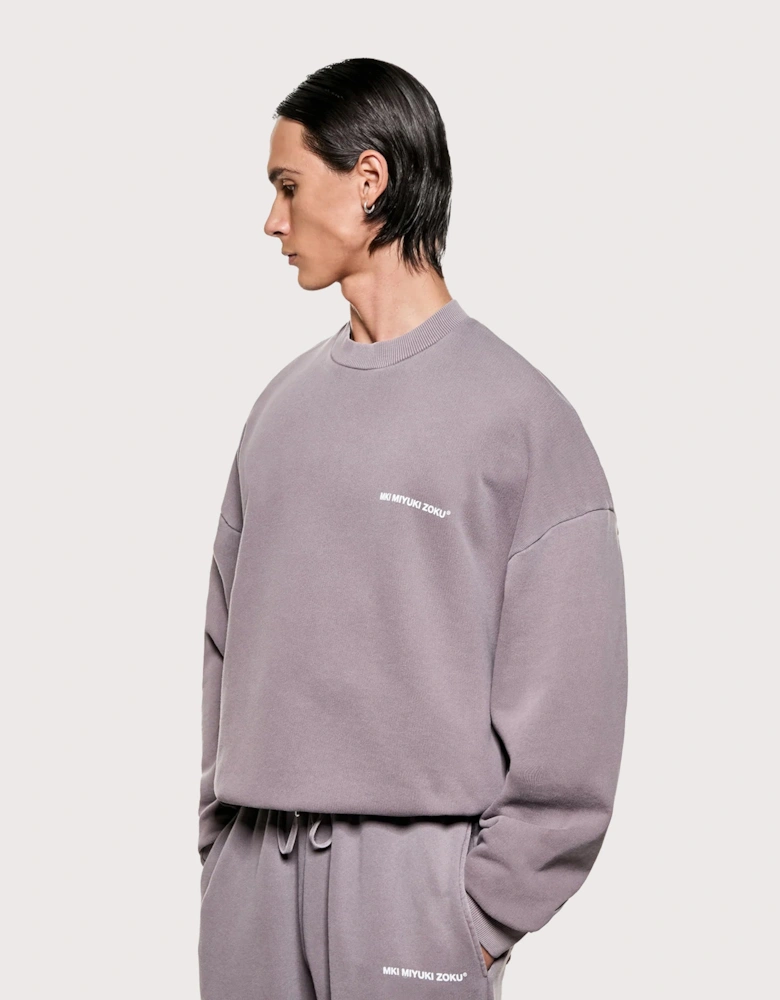 Oversized Uniform Crewneck Sweatshirt