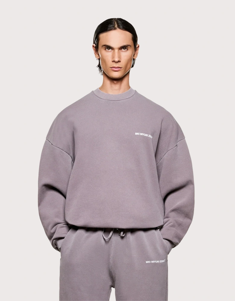 Oversized Uniform Crewneck Sweatshirt