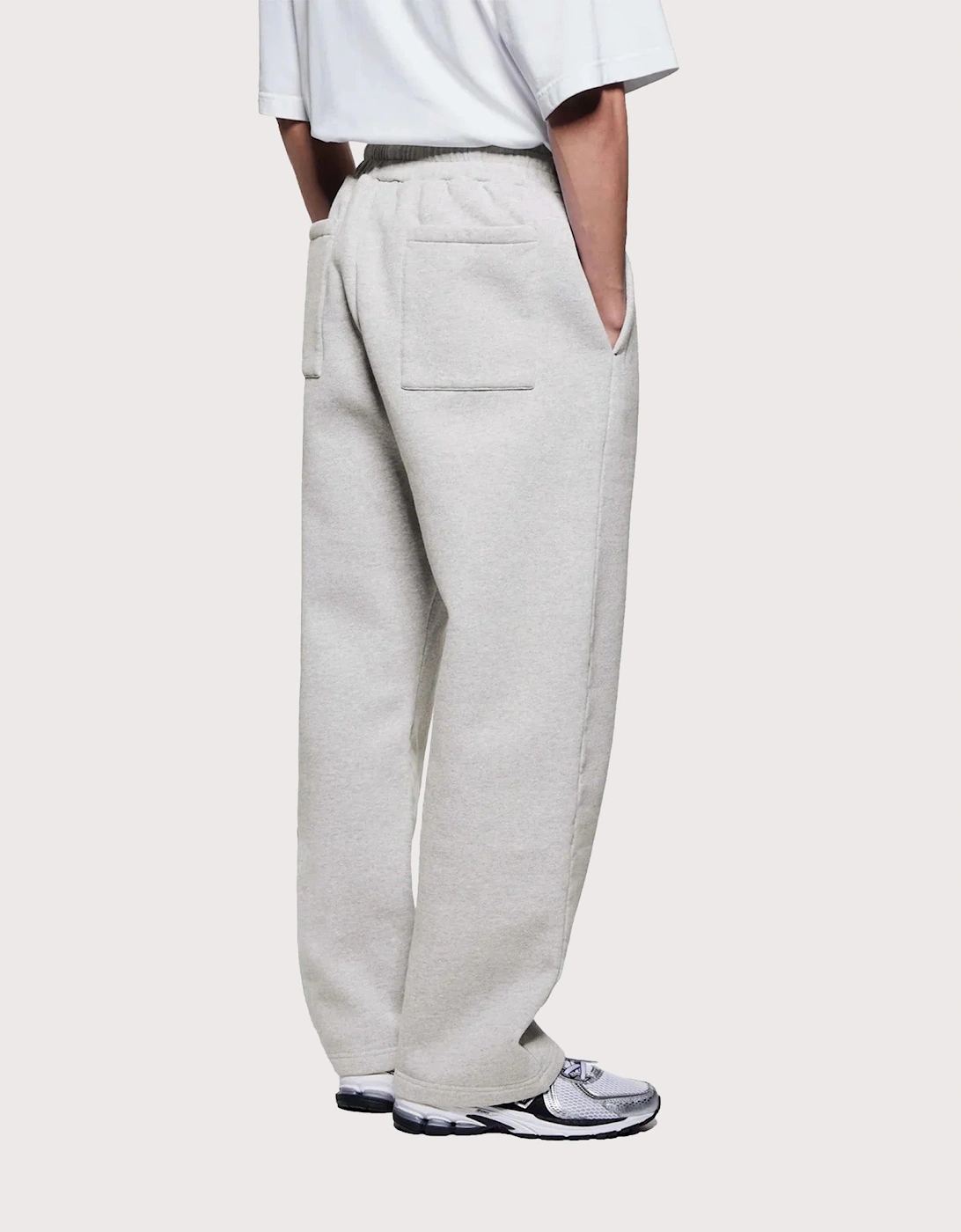 Open Hem Uniform Wide Leg Joggers
