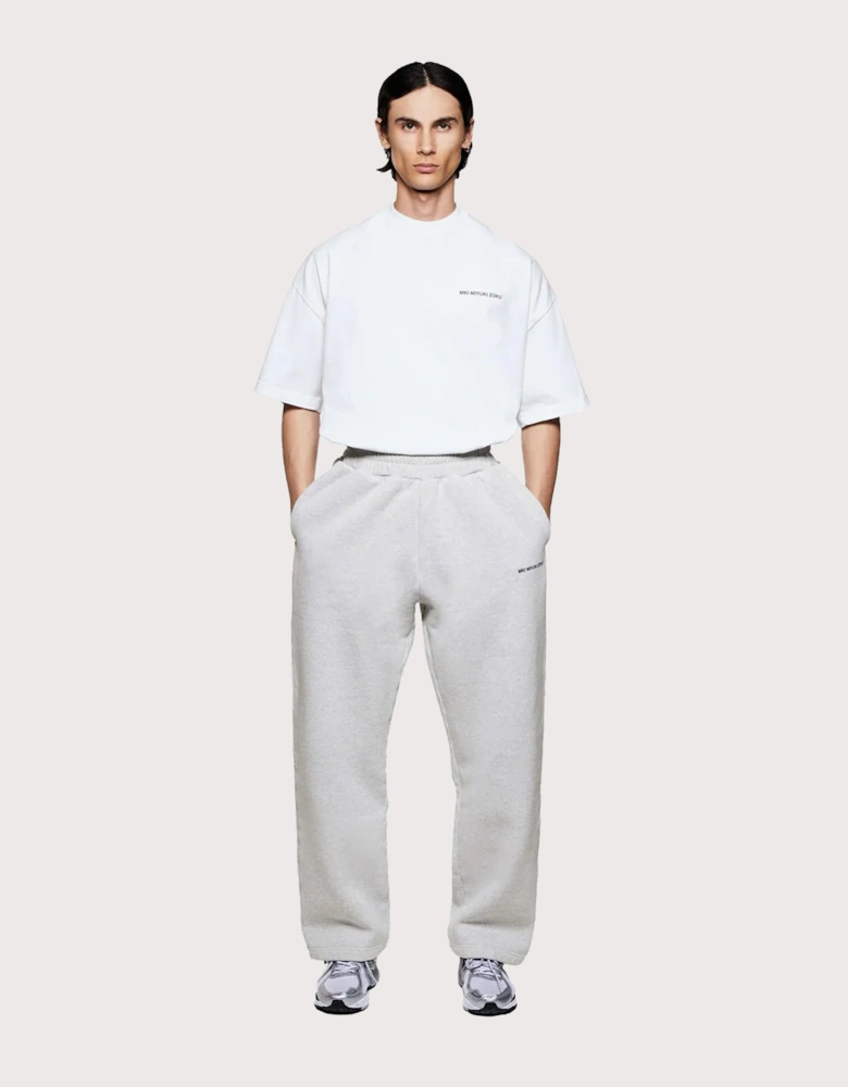 Open Hem Uniform Wide Leg Joggers