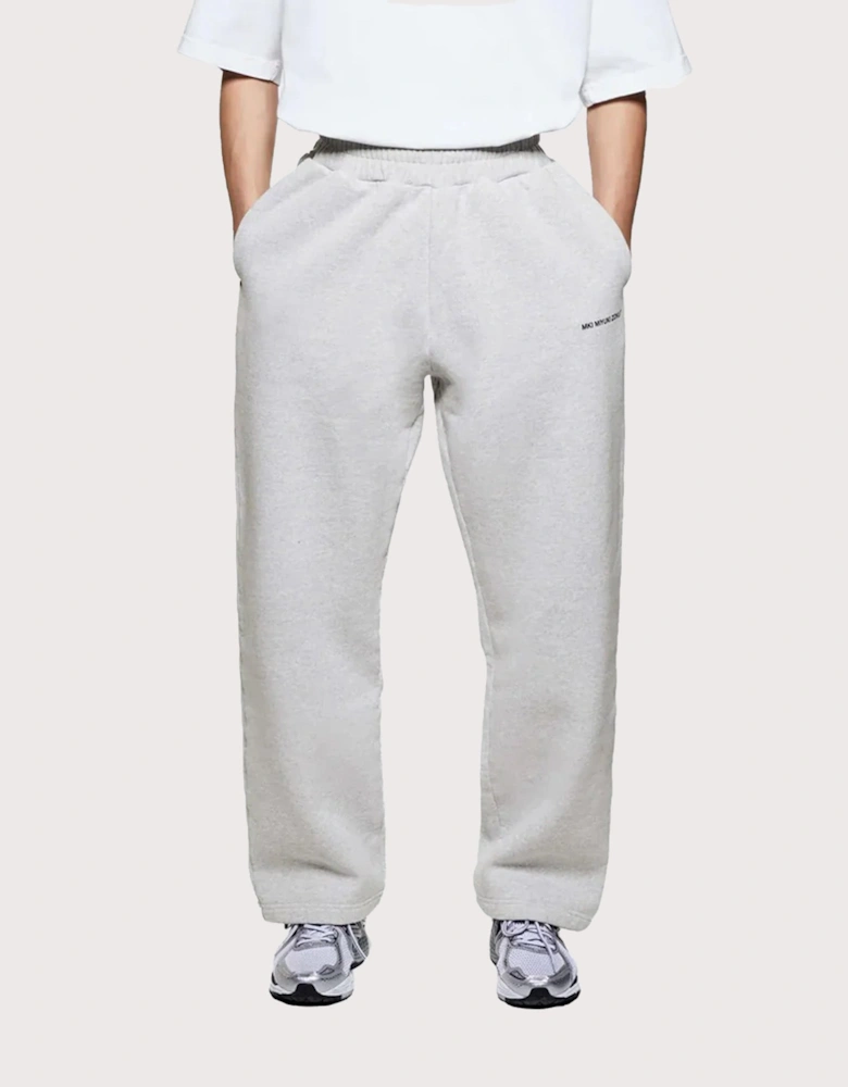 Open Hem Uniform Wide Leg Joggers