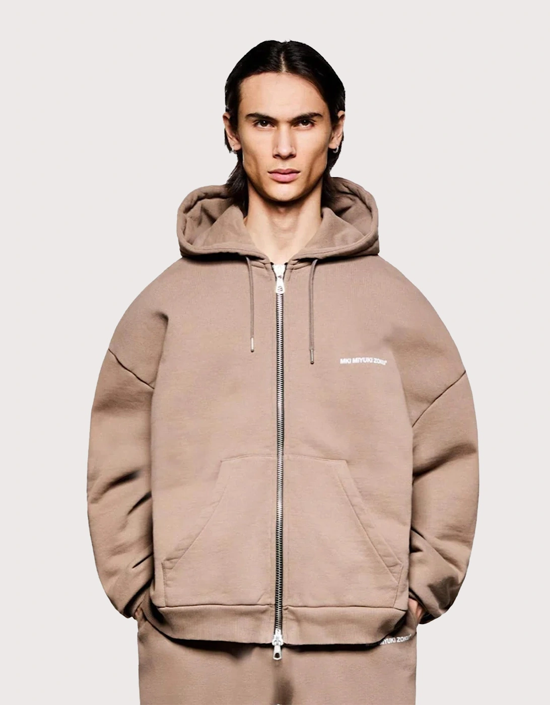 Oversized Uniform Zip Hoodie, 4 of 3