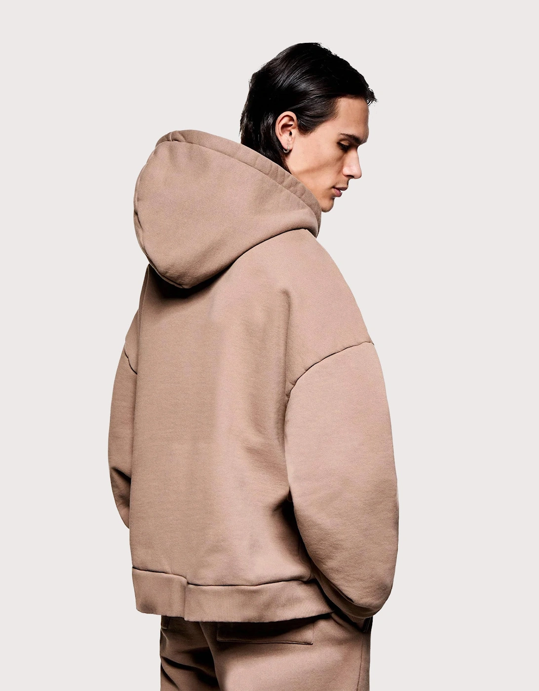Oversized Uniform Zip Hoodie