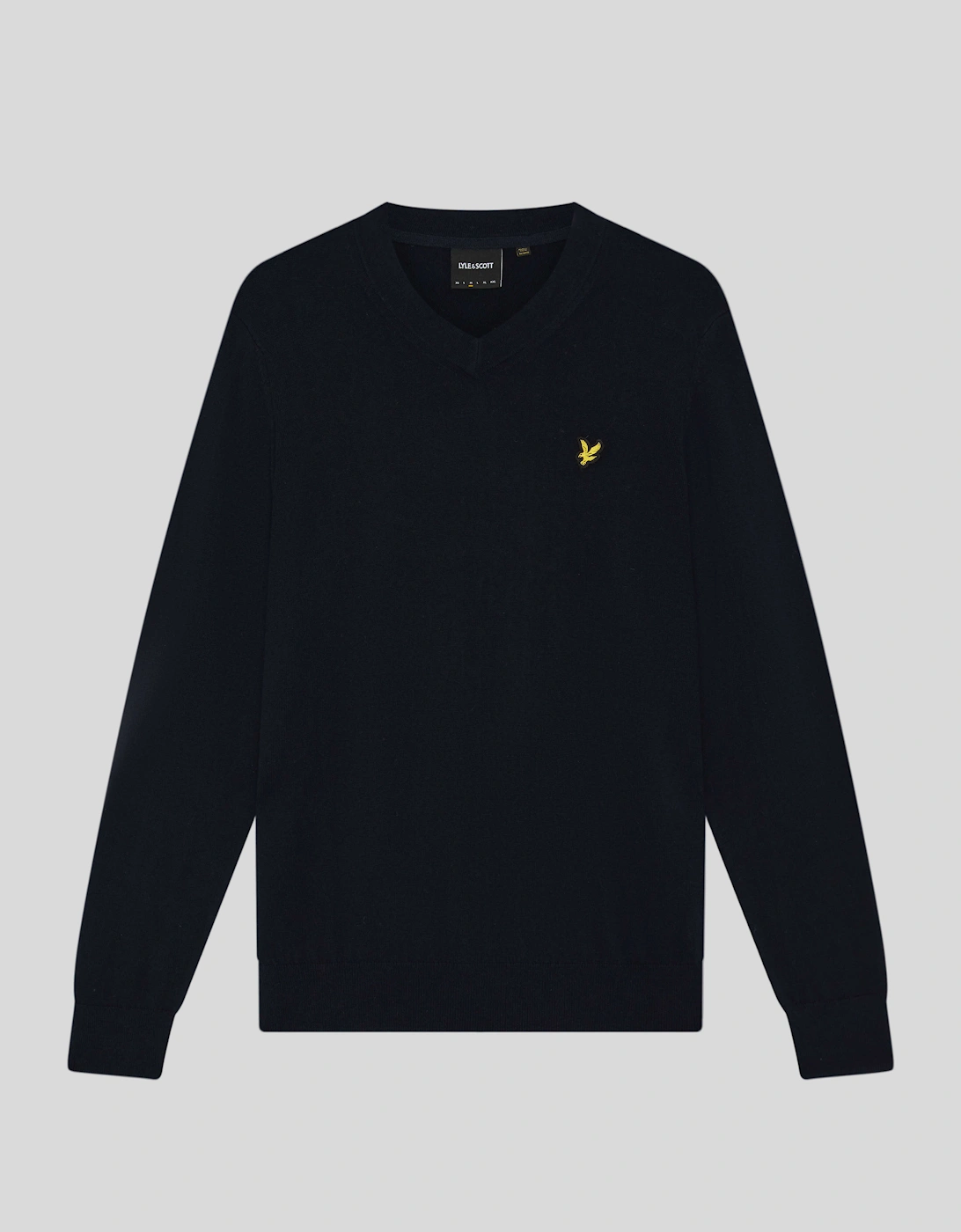 Cotton Merino V Neck Jumper