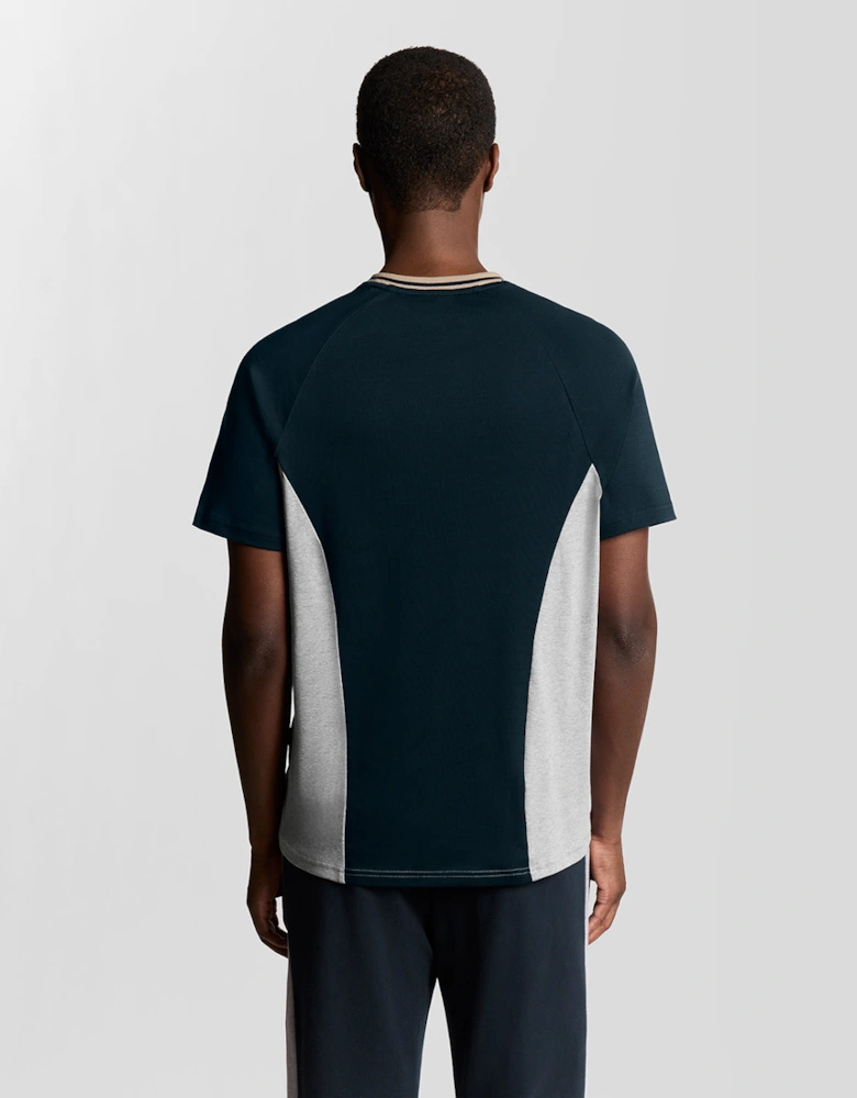 Interlock Contrast Raglan T-shirt