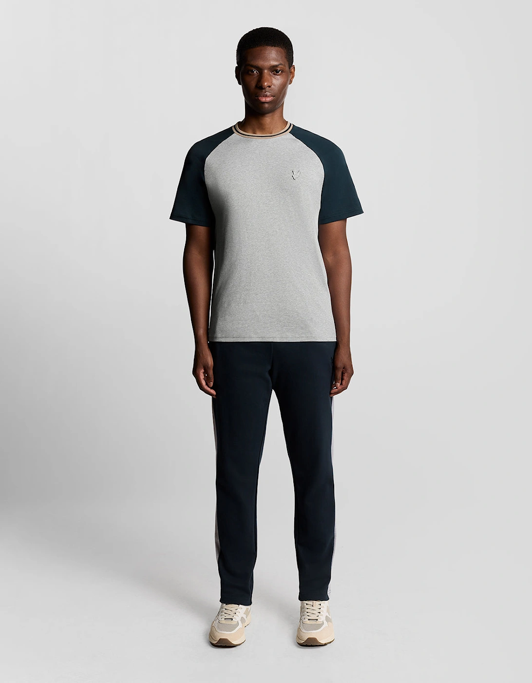 Interlock Contrast Raglan T-shirt