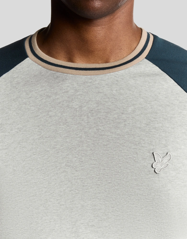 Interlock Contrast Raglan T-shirt