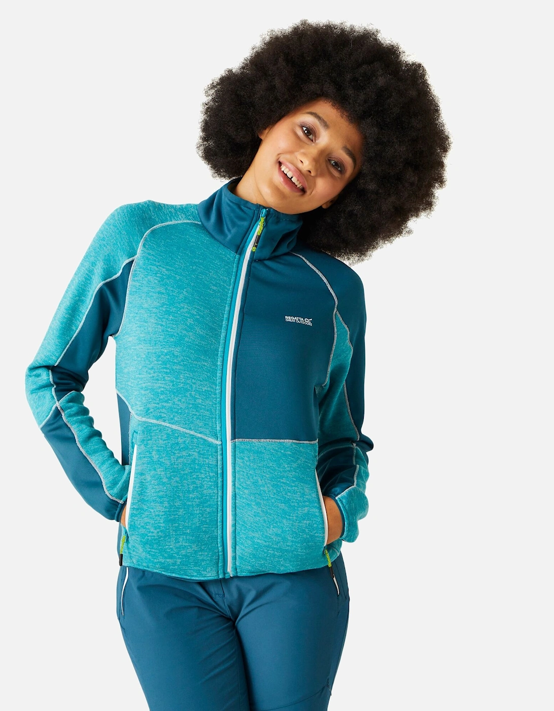 Womens/Ladies Lindalla VII Marl Full Zip Fleece Jacket