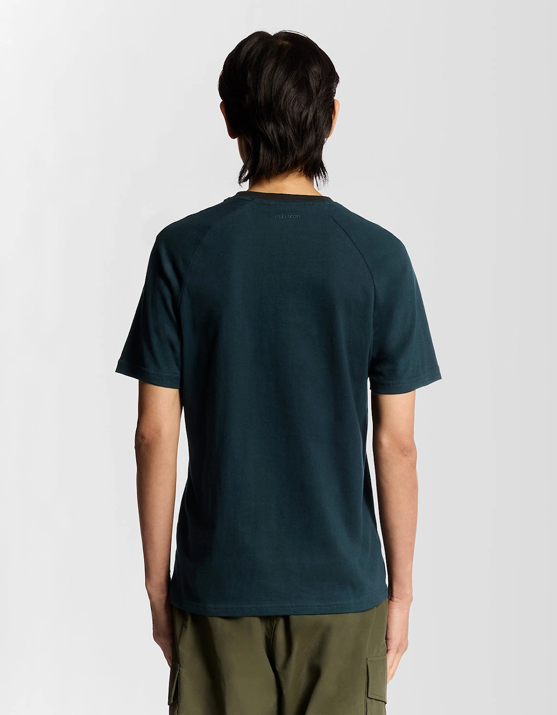 Half Raglan Cotton T-Shirt