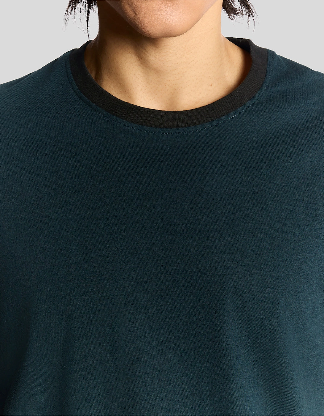 Half Raglan Cotton T-Shirt