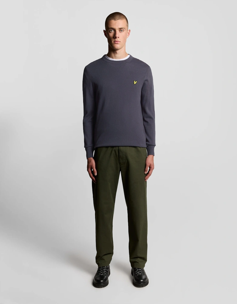 Cotton Merino Crew Neck Jumper