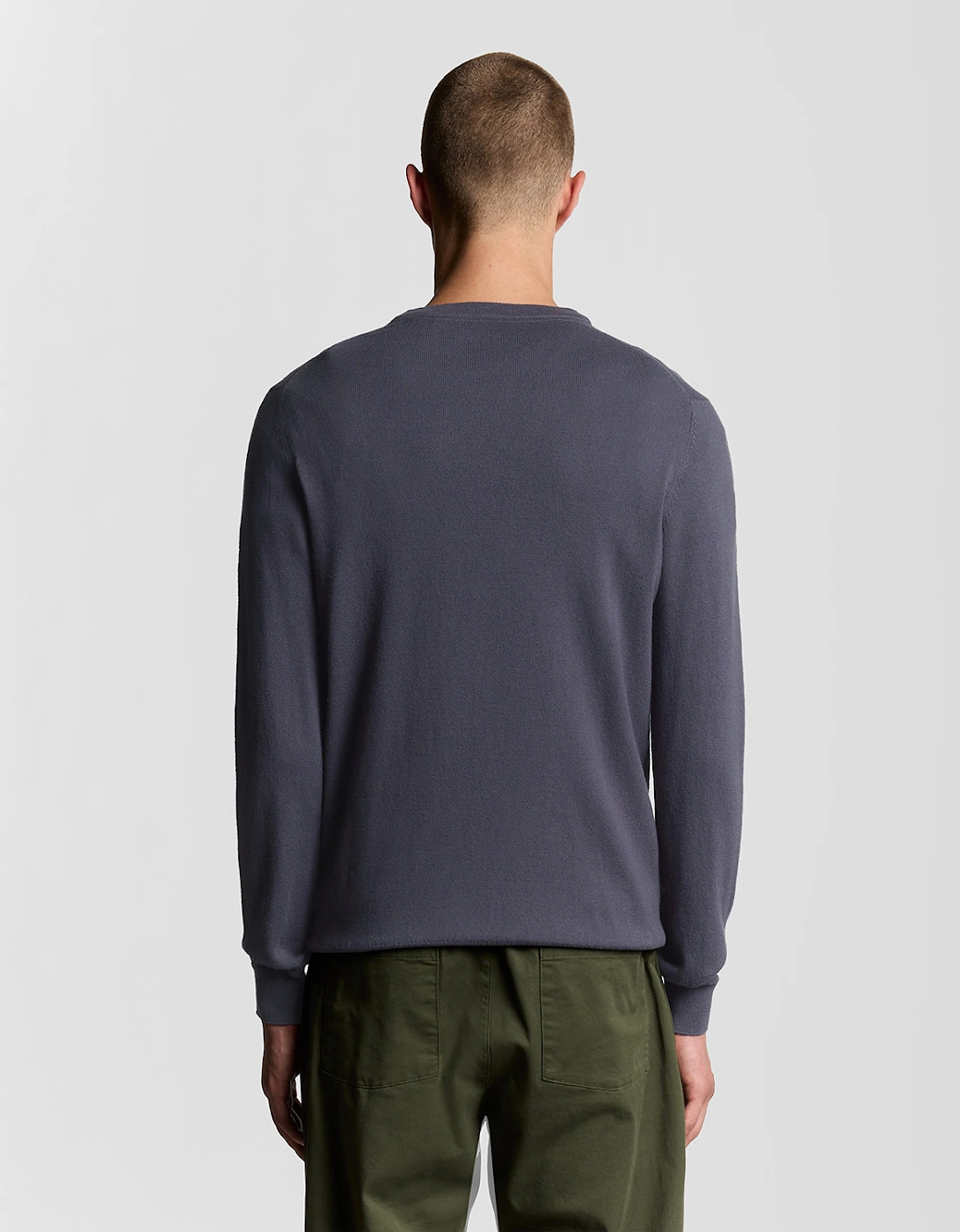 Cotton Merino Crew Neck Jumper