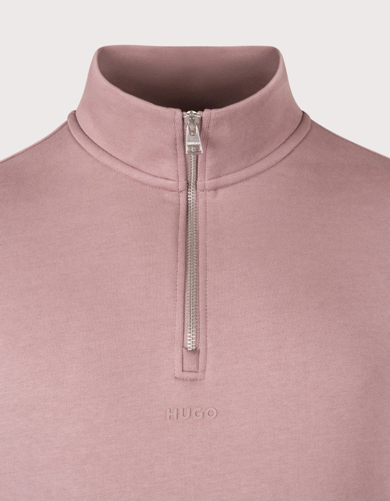 Relaxed Fit Durty244 Quarter Zip Sweatshirt