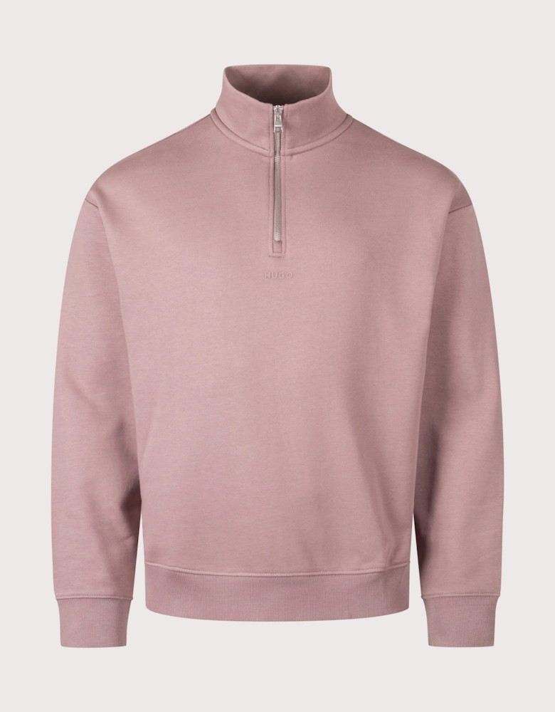 Relaxed Fit Durty244 Quarter Zip Sweatshirt
