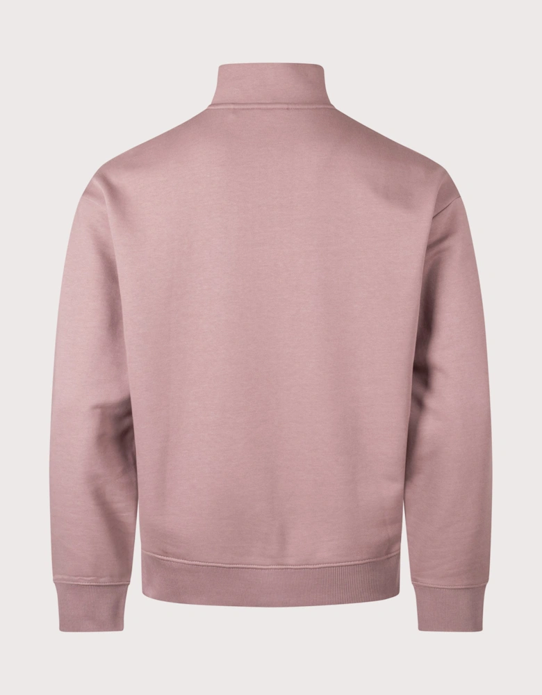 Relaxed Fit Durty244 Quarter Zip Sweatshirt
