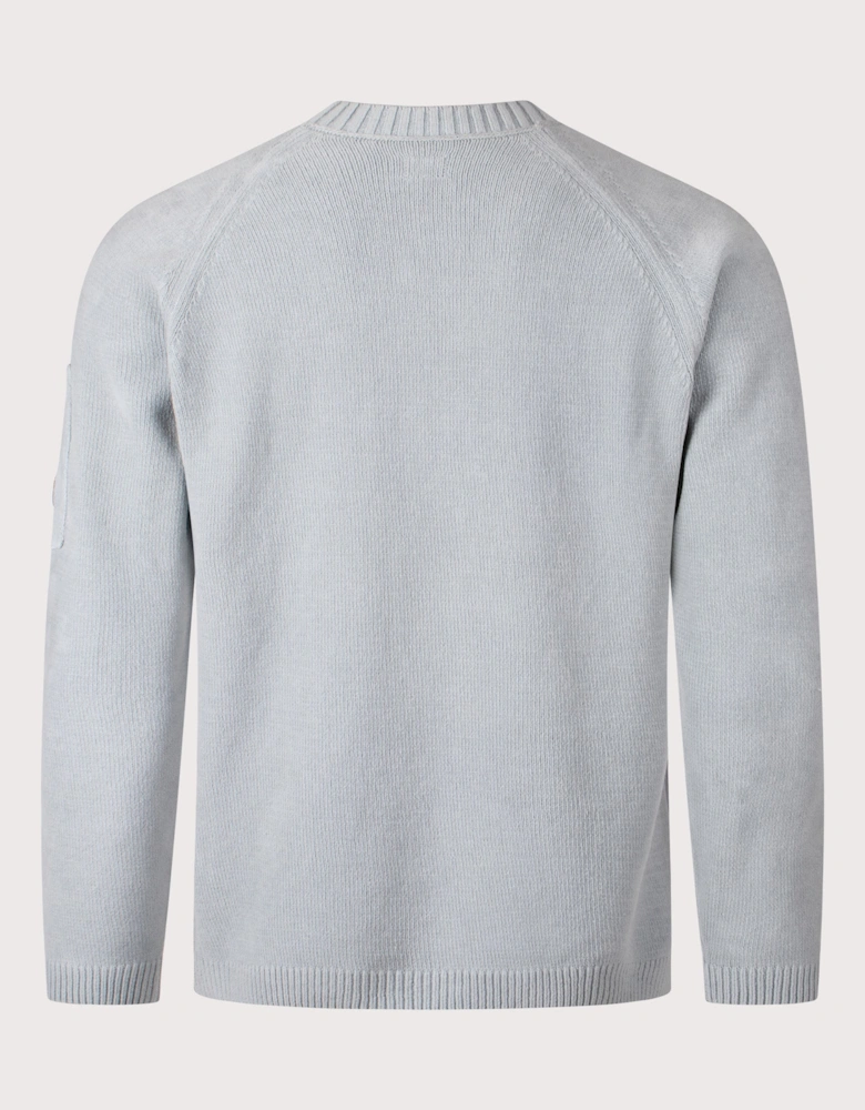 Cotton Chenille Crewneck Lens Jumper