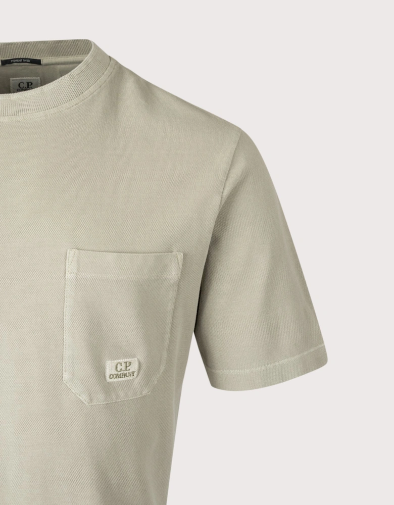 Piqué Pigment Dyed Pocket T-Shirt