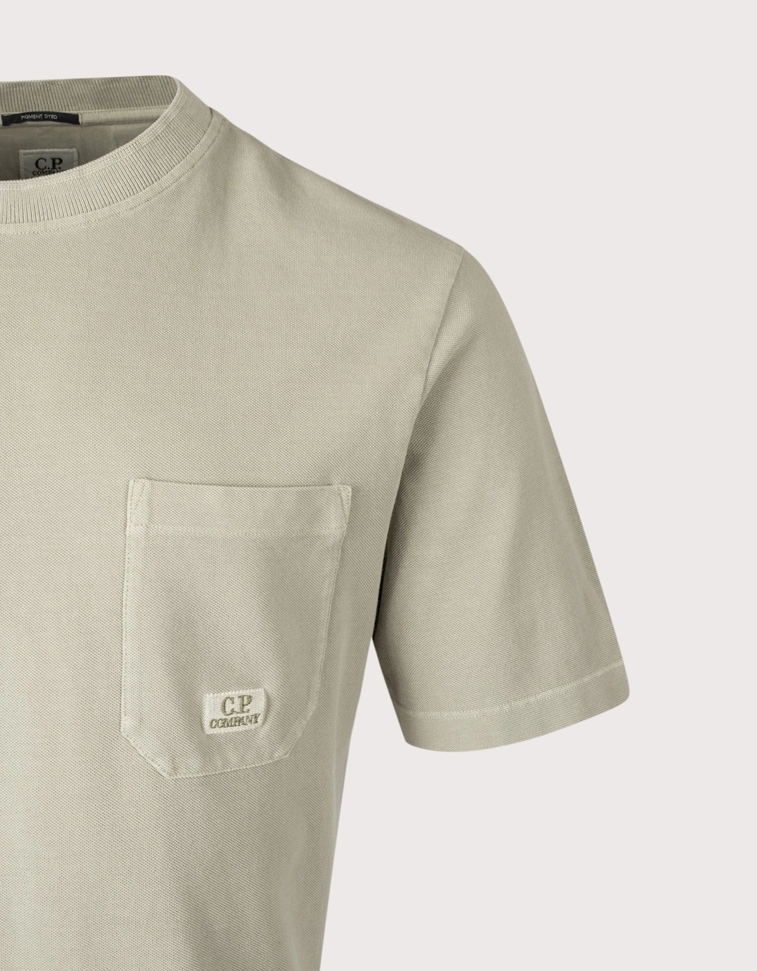 Piqué Pigment Dyed Pocket T-Shirt