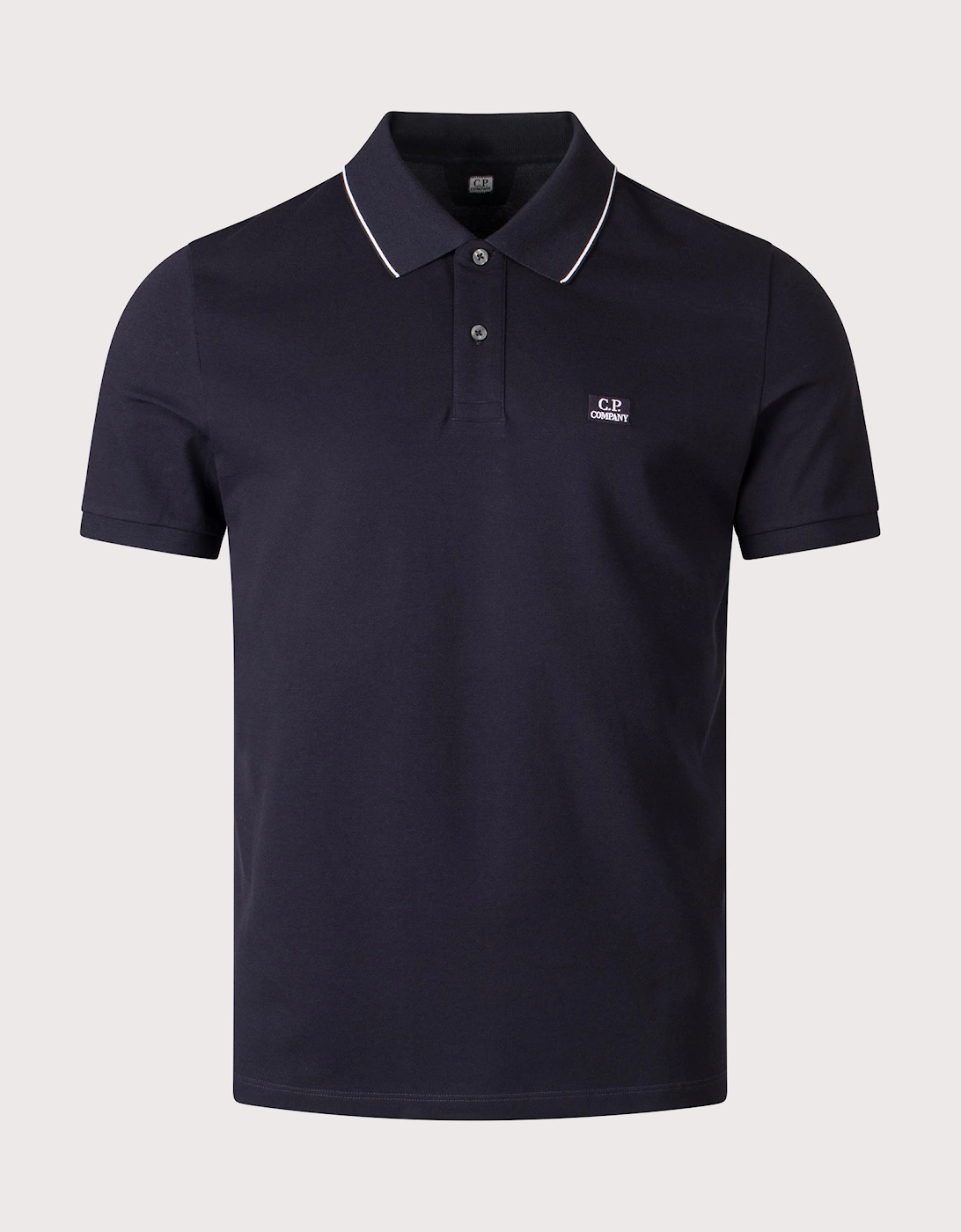 Stretch Piqué Logo Polo Shirt, 4 of 3