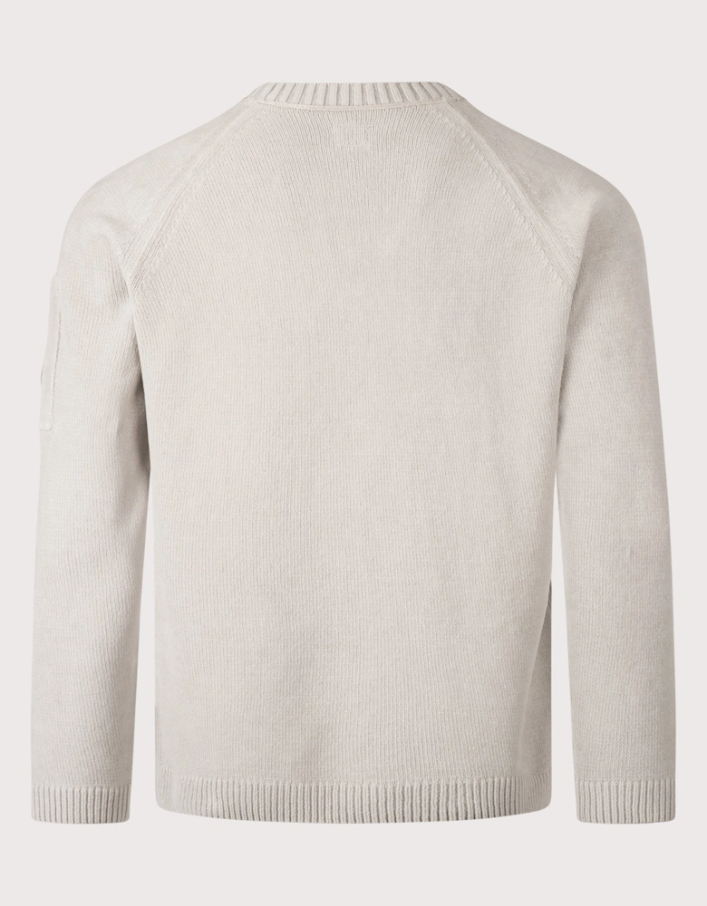 Cotton Chenille Crewneck Lens Jumper