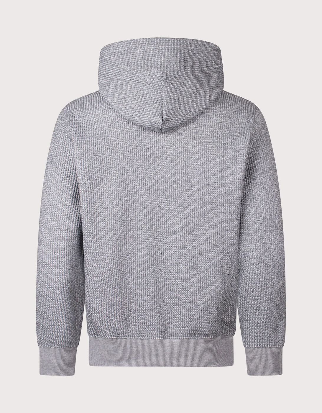 Waffle Knit Fleece Lined Hoodie