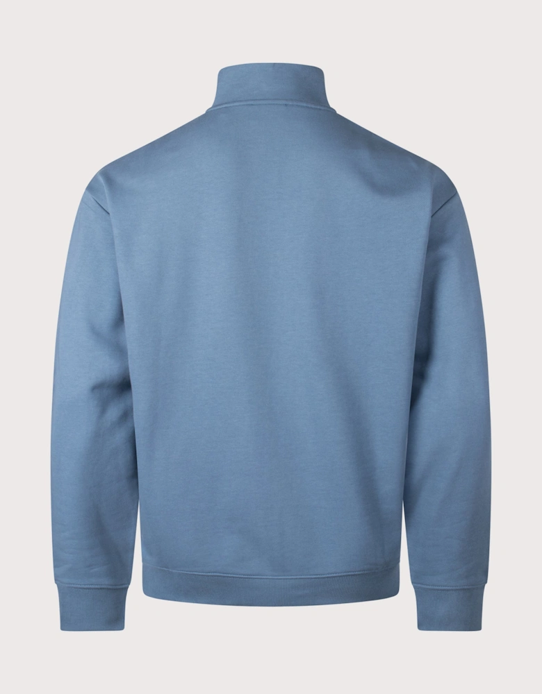 Relaxed Fit Durty244 Quarter Zip Sweatshirt