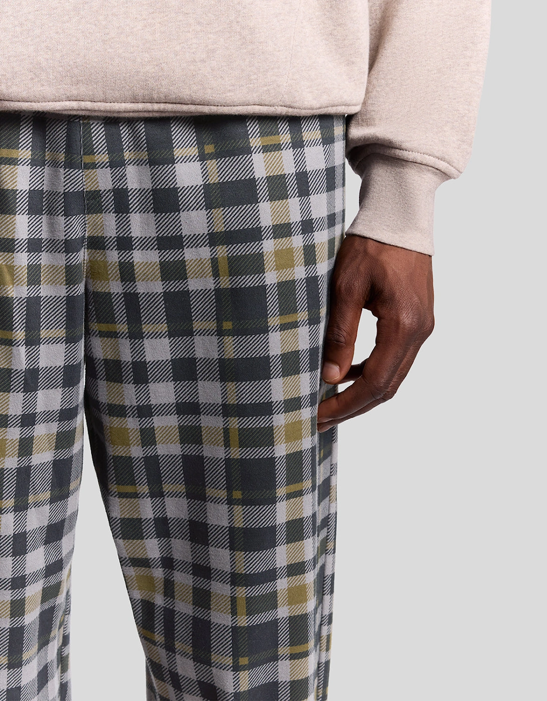 Jersey Check Lounge Pants