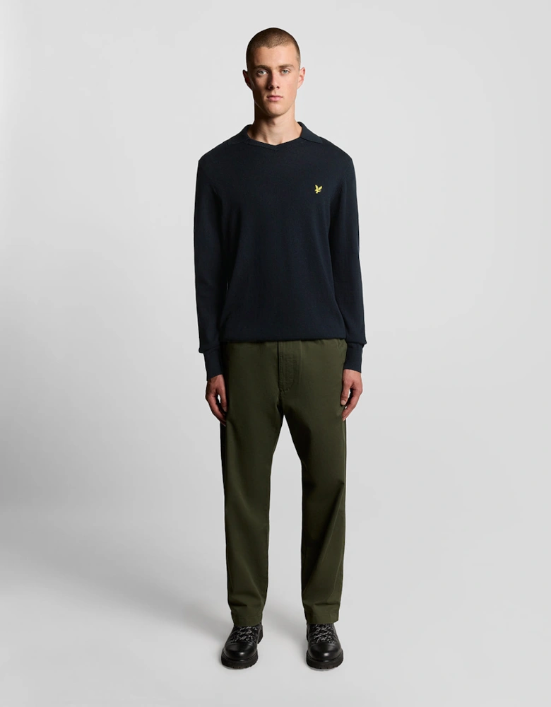 Cotton Merino Football Jumper