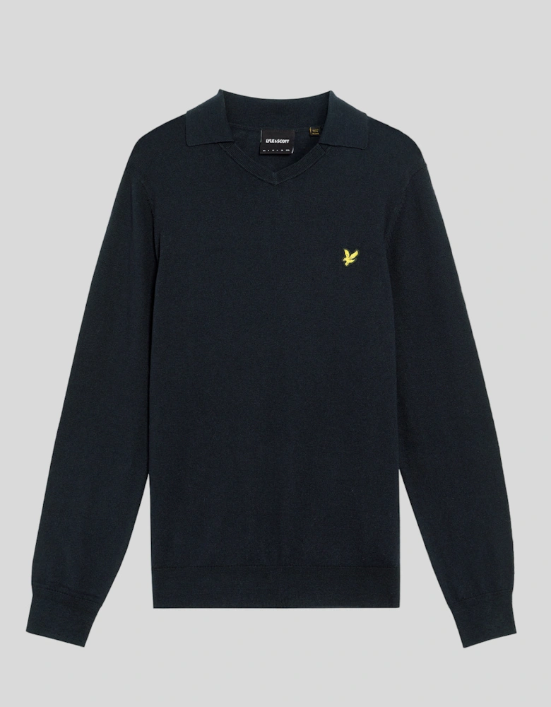 Cotton Merino Football Jumper