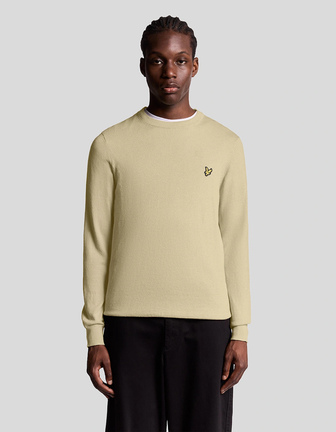 Cotton Merino Crew Neck Jumper, 7 of 6