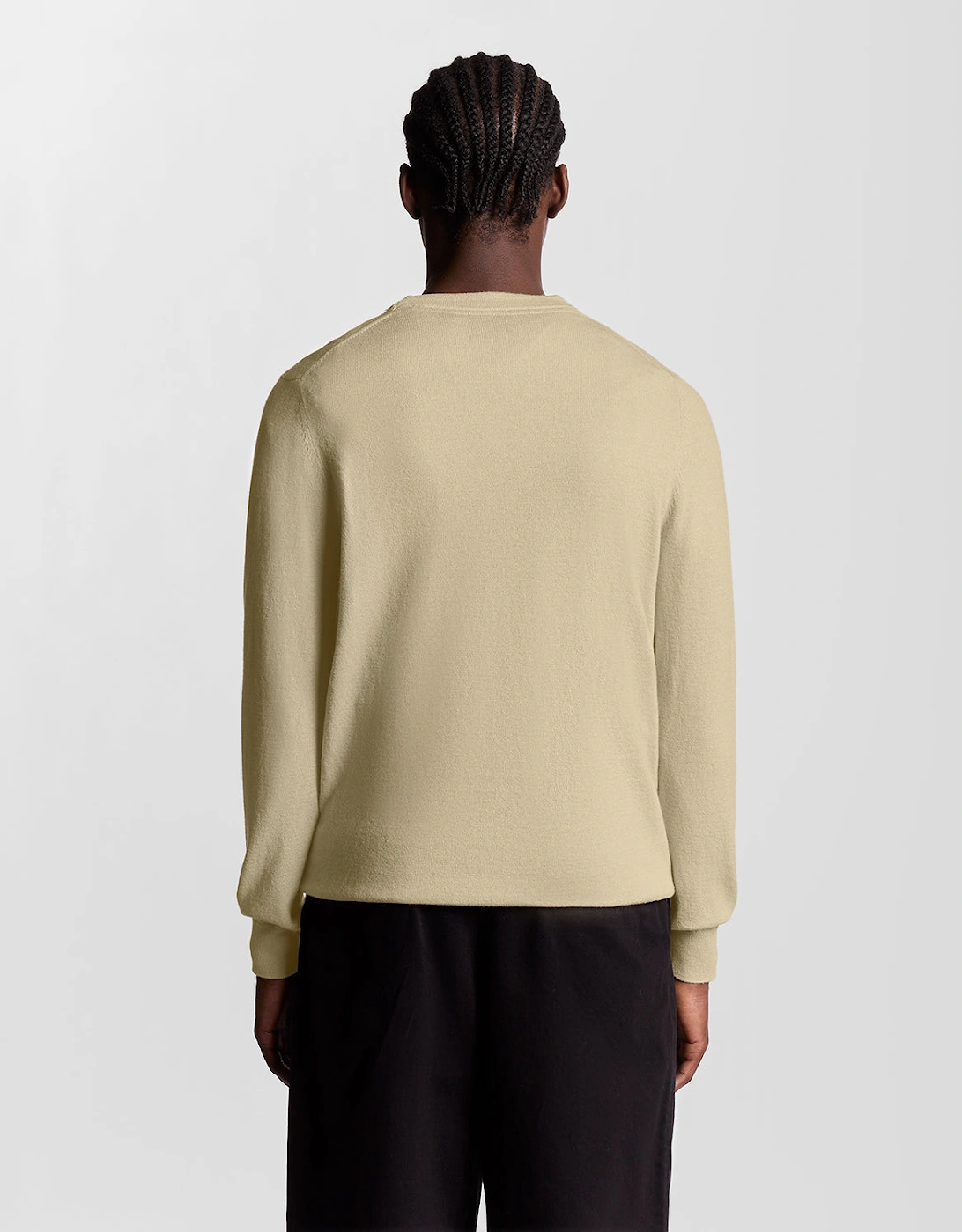 Cotton Merino Crew Neck Jumper