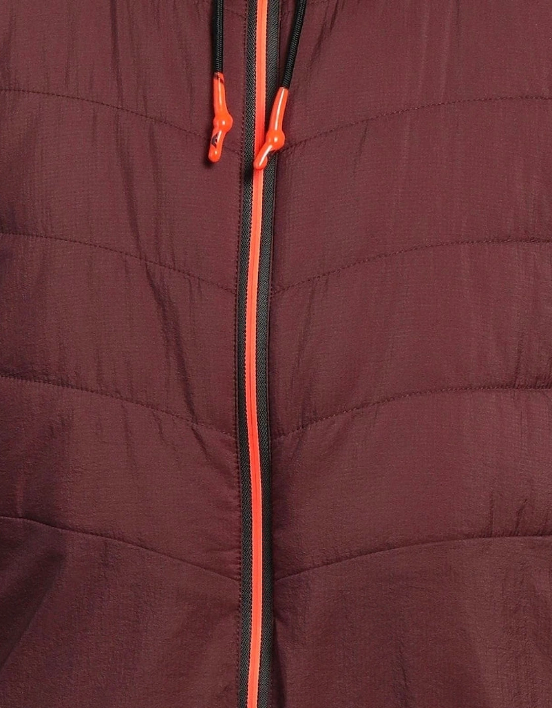 EA7 Lightweight Hooded Bitter Chocolate Bomber Jacket