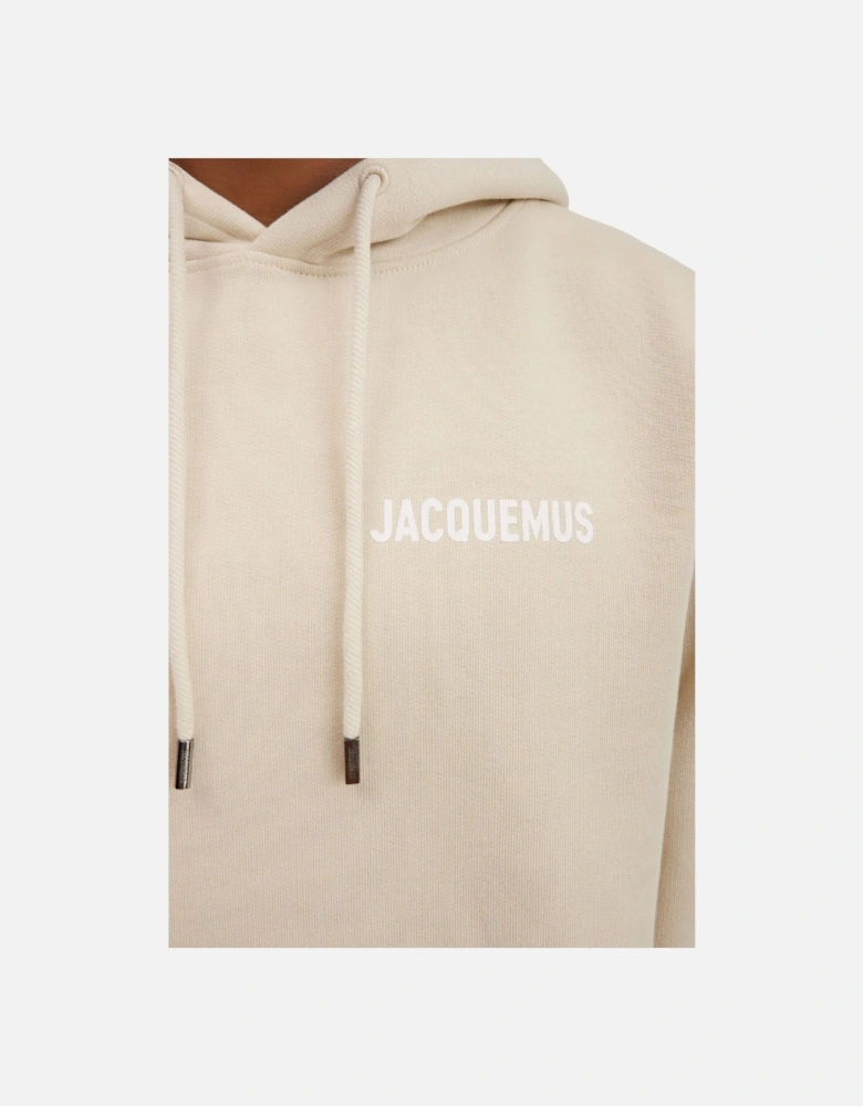 Men's Beige Le Papier Le Sweatshirt Hoodie