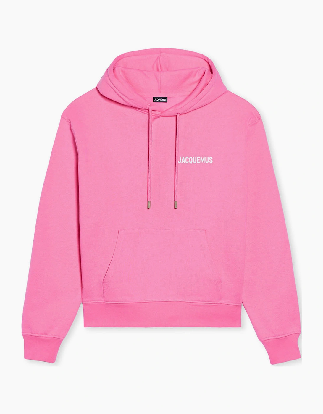 Jacquemus Men's Pink Le Sweatshirt Logo Hoodie - Size: 40