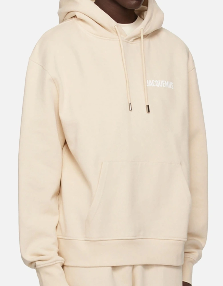 Men's Beige Le Papier Le Sweatshirt Hoodie