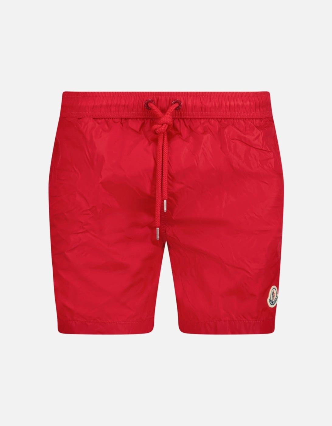 Logo Swim Shorts Zip Pocket Red, 4 of 3