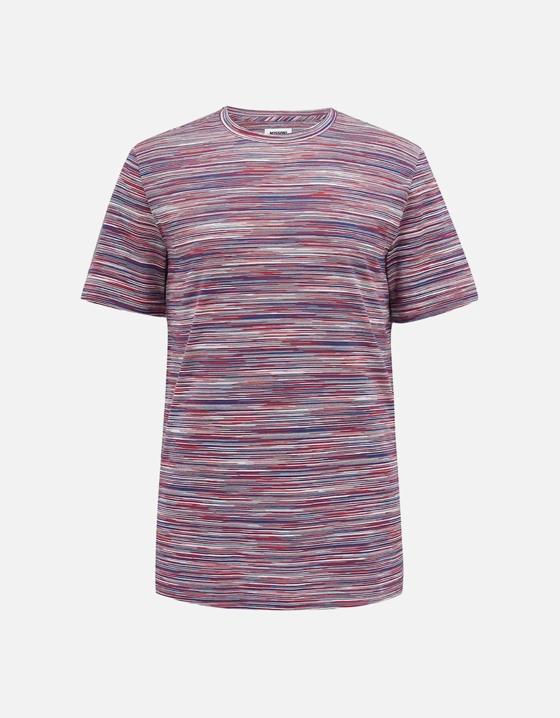 Distorted Cotton Logo T-Shirt Red, 3 of 2