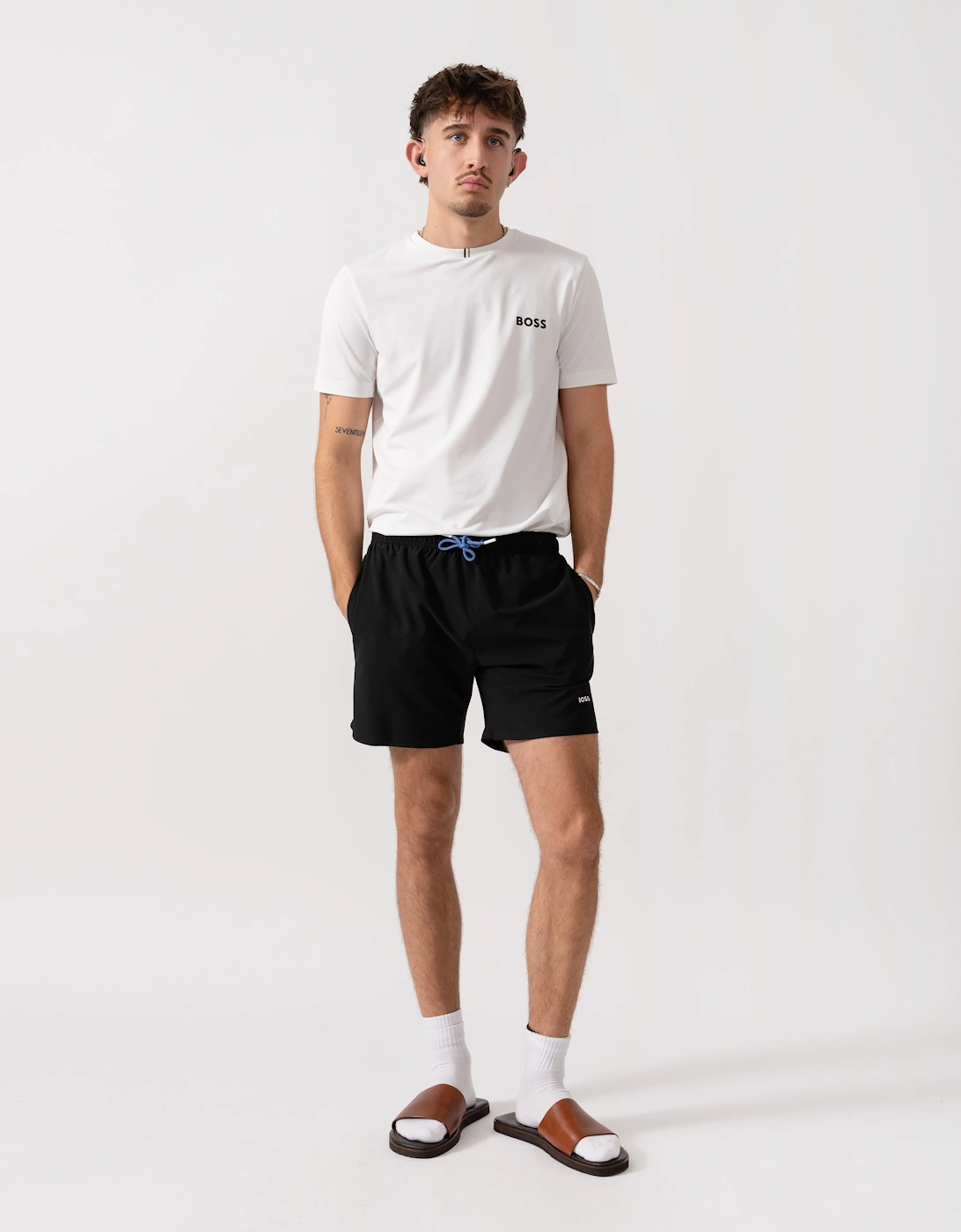 BOSS Orange Tio Mens Swim Shorts - Black 003