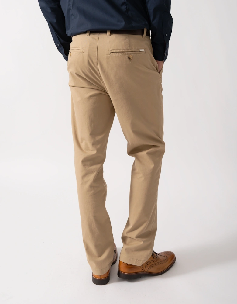 Mens Regular Fit Classic Chinos - 248 Dark Khaki