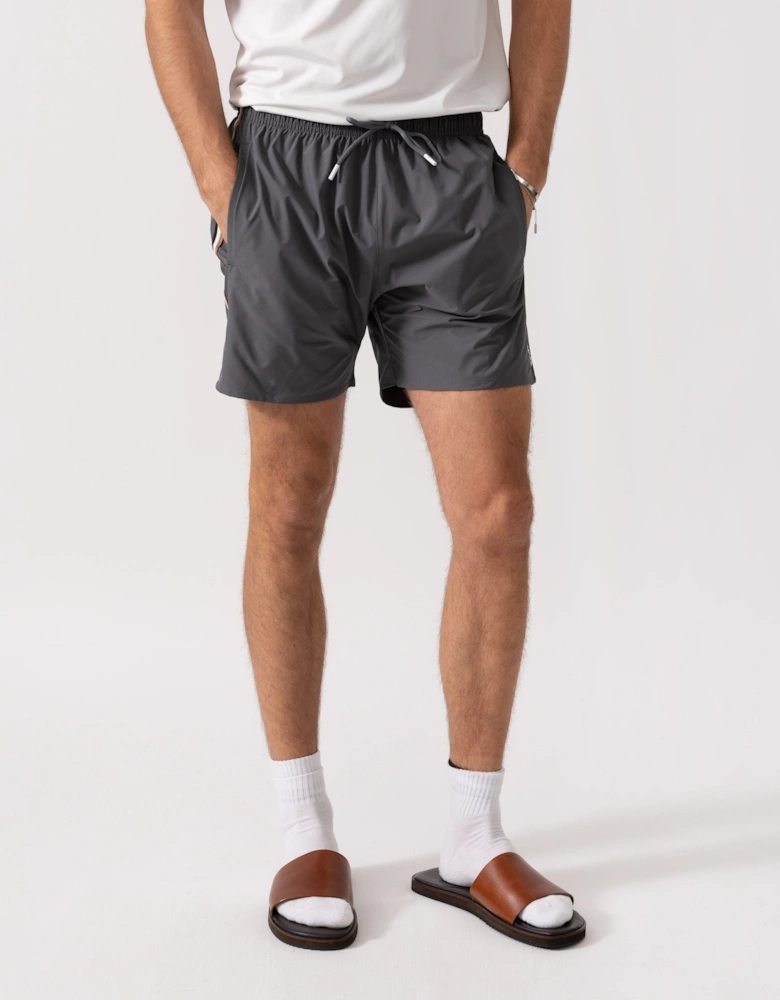 BOSS Orange Iconic Mens Swim Shorts - Dark Grey 025